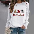 thumbnail image 2 of RKSTN Chandail en Molleton pour Femmes Manches Longues Décontracté Imprimé Saint-Valentin Blouse Hauts Chandail Col Rond Coupe Ample Chandail en Molleton, 2 of 4