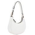 thumbnail image 2 of Bolso de hombro FashionPuzzle Small Crescent White para mujer, 2 of 7