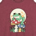 thumbnail image 3 of Instant Message - Frog And Mushrooms - Women's Racerback Tank Top, 3 of 6