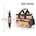 thumbnail image 3 of FORMRS Insulated Cooler Bag 24 Cans Capacity Soft Leakproof Lunch Box with Side Pockets, Christmas Santa, 3 of 7