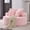 PINK, variant on Accent Chair, 54" Round Single Sofa, Fluffy Modern Sleeper Chair for Living room, Bedroom, Lounge and Projection Room, No Assembly Needed