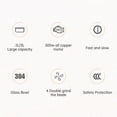 thumbnail image 2 of YOPTOP Dual Speed Food Processor 300W Electric Meat Grinder 4 Bi-Level Blades Vegetable Chopper Detachable Dishwasher Safe Food Chopper with 3L/12 Cup Glass Container for Kitchen Home Us,usplug,none, 2 of 9