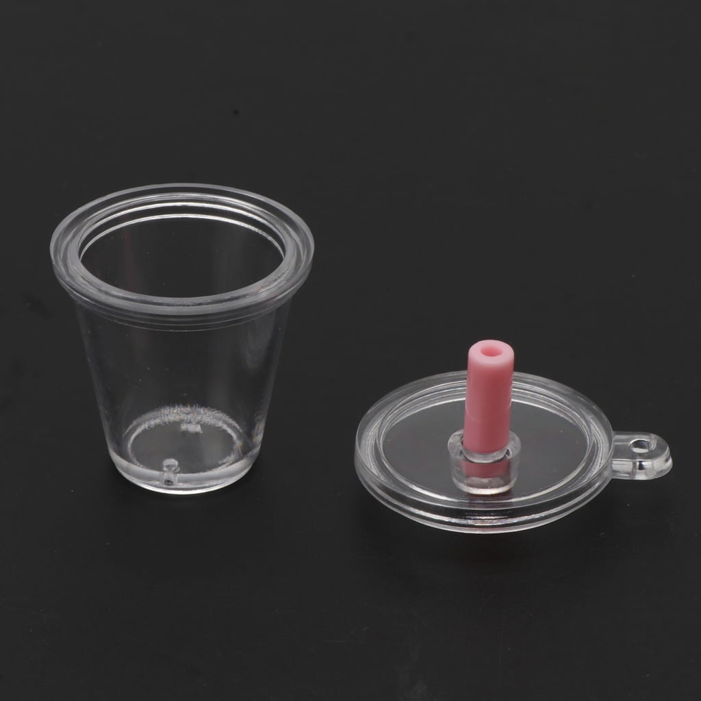 Miniature Frappuccino Cup with Dome Lid | Doll House Ice Cream Parfait  Sundae Cups | Kawaii Charm Making | Fake Food Jewellery | Mini Sweets Craft