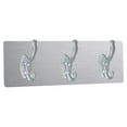 thumbnail image 2 of ZheElen 3/5 Hook Rack Strong Self Adhesive Door Wall Hangers Hooks Suction Heavy Load Rack Cup Sucker for Kitchen Bathroom Brushed three hooks 1Set, 2 of 6