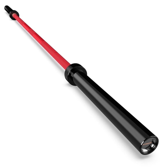 HANDBODE 7ft Olympic Barbell 45lb (20kg) - 1000lb High-Capacity Weight Bar for Deadlift / Powerlifting / Squat, Bench Press Bar for Strength Training Home Gym Workout, Red