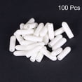 thumbnail image 2 of Uxcell 100pcs Round Rubber End Caps 3mm White Vinyl Cover Screw Thread Protectors, 2 of 6
