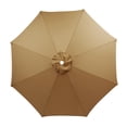 thumbnail image 1 of Funda de repuesto para sombrilla beige de 8 varillas, repelente al agua 3M, protección UV, para uso en exteriores, 1 of 5