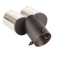 thumbnail image 1 of Tubo de escape, accesorio universal para coche con boca redonda, diseño revolucionario, 1 of 9