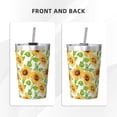 thumbnail image 3 of PAYOHTO Sunflower Patternhand Painted Insulated Stainless Steel Tumbler 12 oz Thermos Come with Straw Kids Leak-Proof Travel Mug Cup, 3 of 7