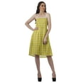 thumbnail image 4 of Moomaya Robes d'Été Sans Bretelles pour Femmes en Crêpe Imprimé, Robe Tube Smockée pour Femmes, 4 of 4
