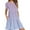 Gray, variant on Wancir Women 2024 Casual Summer Dresses Spring V Neck Short Sleeve Knee Length Beach Dress with Pockets