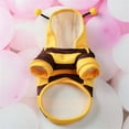 thumbnail image 6 of Mouliraty Pet Bee Halloween Costume Dog Hoodies Bee Costume Soft Holiday Cosplay Warm Clothes Funny Outfits Clothes For Small Medium Dogs Puppy, 6 of 9