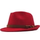 thumbnail image 4 of Gorro cálido de lana con placa ligera para mujer, de estilo europeo y americano, para otoño e invierno, estilo jazz retro británico, regalo informal de moda, 4 of 6
