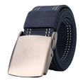 thumbnail image 1 of Cinturón de lona Faja deportiva Cinturón de tela para hombre 120 cm Ajustable Azul oscuro jinwen Cinturón de cintura de nailon ajustable, 1 of 8