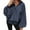 Blue, variant on Lmnyox Women's Long Sleeve Sweatshirts Lightweight Crew Neck Pullover Tops Fall Comfy Basic Sweatshirt for Women