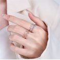 thumbnail image 4 of Up to 65% Off Gift My Daughter Ring Double Wave Ring, 1PC Adjusted Wave Ring Minimalist Ring Gift For Her (Include Cards And Box) Necklace Rings Earring Jewelry on Clearance, 4 of 6