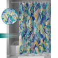 Shower Curtain Waterproof for Bathroom 48x72 Inch, Abstract Art