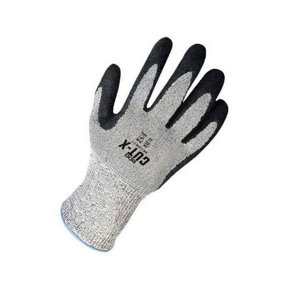 Coated Cut-Resistant Gloves, Cut Level A3 ,Dipped ,Latex ,Rough ,XL 1 PR