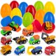 thumbnail image 1 of Easter Eggs ArtCreativity con vehículos en el interior, juego de 12 niños, 1 of 8