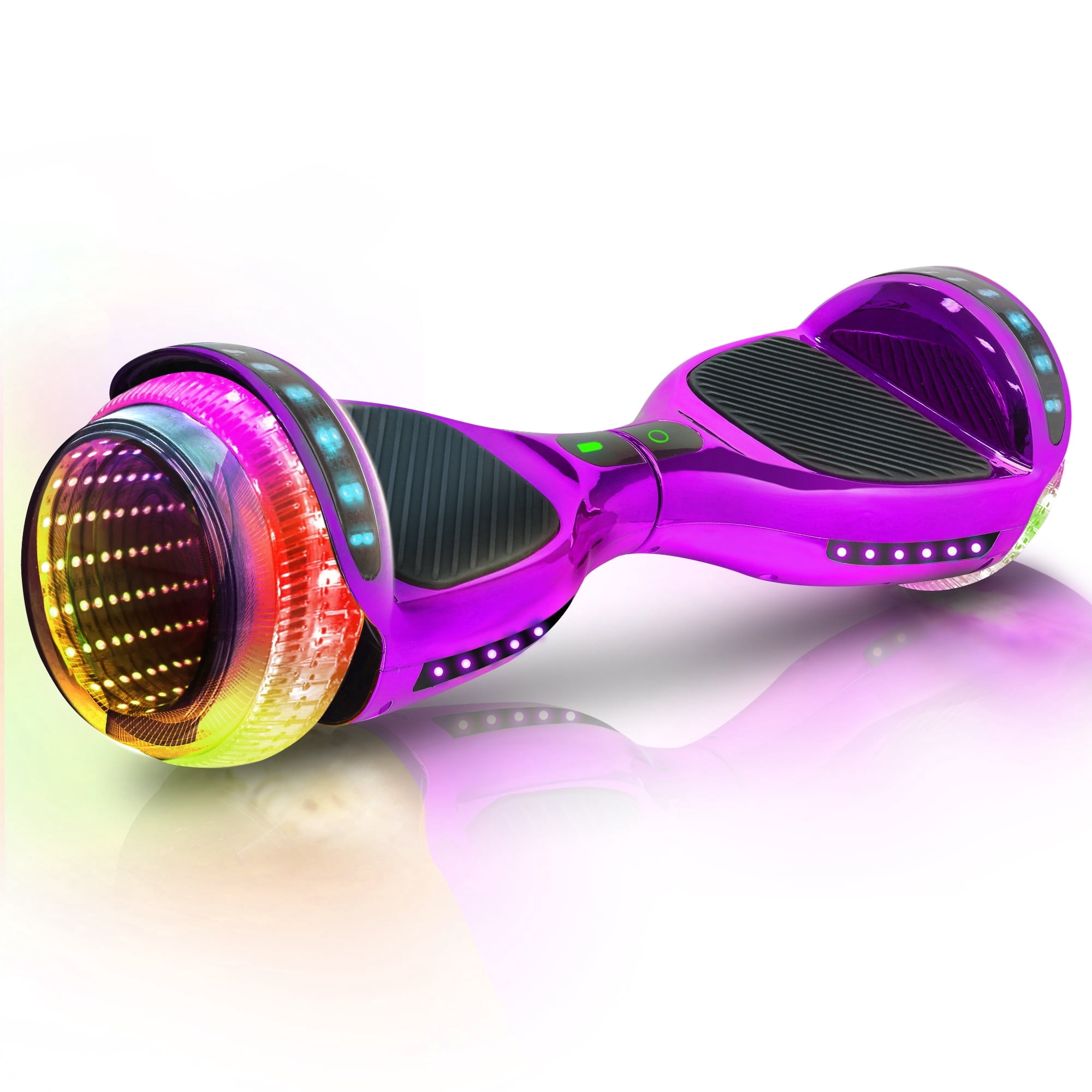 Hoverboard for Kids Ages 6-12 Self Balancing Scooter with Led Lights for Kids and Adults 6.5” Wheels Bluetooth Hoverboard with Built-in Speaker UL Safety Certified (Purple)