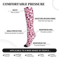 thumbnail image 2 of Honeii Tulips Flowers Print Sports Compression Socks,Running Crew Socks,Moisture-Wicking Anti-Blister Hiking&Gym Athletic, 2 of 5
