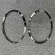 thumbnail image 4 of For MINI F55 F56 F57 03-18 Chrome Left Right Front Headlights Frame Headlight Eyebrow Ring Cover Tr, 4 of 5