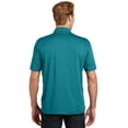 thumbnail image 2 of Sport-Tek Contrast Stitch Micropique Polo (ST659) Tropical Blue, XS, 2 of 2