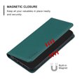 thumbnail image 4 of Mantto Slim Wallet Phone Case for Samsung Galaxy S23 Plus,Hidden Magnetic Closure Folio Flip Kickstand Credit Card Slots Shockproof Premium PU Leather Wallet Protective Phone Case,Green, 4 of 9