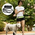 thumbnail image 4 of mmirethe Pet Leash Retractable Handsfree Pet Walking Rope Running Training Waist Pulling Rope Black, 4 of 6