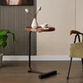 thumbnail image 3 of Mesa auxiliar ligera de lujo, mesa esquinera sencilla para sala de estar, hotel, mesa auxiliar para estancia en casa, mesita de noche, té familiar pequeño móvil, 3 of 4