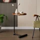 thumbnail image 3 of Mesa auxiliar ligera de lujo, mesa esquinera sencilla para sala de estar, hotel, mesa auxiliar para estancia en casa, mesita de noche, té familiar pequeño móvil, 3 of 4