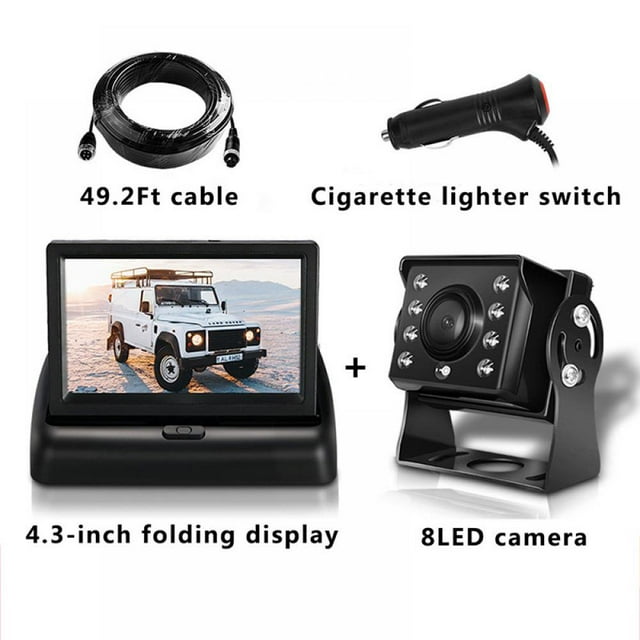 7” Wireless Car Monitor IR Night Vision Wifi Rear View Camera With Video Receiver 12-24V Parking Reaverse Car Backup Camera