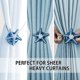 thumbnail image 4 of Alzapaños para cortinas, lazos magnéticos para cortinas, (Juego de 4) ganchos de sujeción para cortinas con perlas de estrella de mar, Clips para ventanas decorativas bohemias pequeñas, 4 of 5