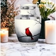 thumbnail image 6 of Cardinal Bird Urn For Human Ashes Adult Man - Cardinal Bird Funeral Urns for Human Ashes Adult Women - Cremation Urns - 6inch, Medium Size with Velvet Bag - 1pcs, Decorative Urn, Ash Container, 6 of 7