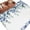 White, variant on Blue Roses Area Rugs 8'x10', Washable Small Throw Rugs for Living Room Patio, Spring Floral Elegant Pastoral Flowers Botanical Indoor Outdoor Rug Non-Slip Low Pile Carpet Runner Reversible Floor Mats