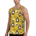 thumbnail image 2 of Haiem Cartoon Bear Yellow Men Workout Tank Top Gym Bodybuilding Sleeveless Muscle T Shirts Athletic Tank Breathable Workout Shirt-Small, 2 of 8