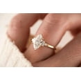 thumbnail image 3 of vylahjewellery Unique Marquise Cut Moissanite Diamond Ring Cluster Engagement Ring 14K Solid Gold Floral Anniversary Ring Vintage Style Bridal Wedding Gift Ring, 3 of 7