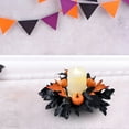 thumbnail image 4 of Guozer Candle Rings For Pillars 1PCS Mini Fall Wreath Table Centerpieces For Dining Room Fall Decorations Indoor Candle Holders Decorative Wreath, 4 of 7