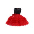 thumbnail image 3 of Txlixc Vestido de princesa para niñas, sin mangas, cuello en V, puesta en escena, una pieza Txlixc  moda, 3 of 9