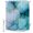 Teal Blue, variant on Teal Blue Marble Shower Curtains for Bathroom, Modern Abstract Art Marble Crack Waterproof Fabric Shower Curtain, Decorative Bathroom Curtain for Bathtub, 72"x72" , No Hooks Included