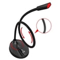 thumbnail image 4 of Miulika USB/3.5mm Mini Condenser Microphone Mic for PC Computer F12 Black 3.5mm, 4 of 7