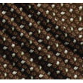 thumbnail image 3 of Soimoi Brown Cotton Voile Fabric Red Berries & Polo Rose Floral Print Fabric by Yard 42 Inch Wide, 3 of 7
