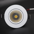 thumbnail image 2 of COB Aluminio LED Luz de Techo Empotrable Downlight Decoración Interior Lámpara Apertura Agujero 69mm5W 110V Blanco Frío, 2 of 12
