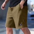 thumbnail image 5 of IAJDKMEK Men's Summer Color Casual Shorts - Textured Multi-Pocket Shorts, Great Hiking Shorts and Everyday Shorts for Men,Ginger L, 5 of 6