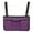 Black, variant on Deago Wheelchair Side Bag Walker Bag Rollator Universal Organizer Pockets Wheelchair Scooter Side Bag for Sundries Wallet Snacks Storage Parts (Purple)