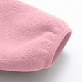 thumbnail image 4 of HAOTAGS Kids Winter Outerwear Coats,Warm Long Sleeve Zip - up Fleece Jacket Pink 9-10Years, 4 of 5