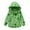 Green, variant on Mercatoo Kids Boys Zip Up Prints Jacket Coat Long Sleeve Hooded Thicken Outerwear Toddler Girls Winter Jacket 3t