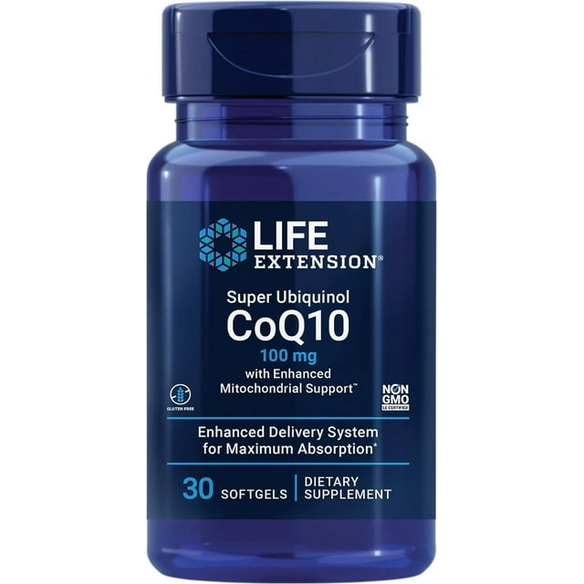 Super Ubiquinol Coq10 Life Extension 30u