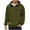 Army Green, variant on Big & Tall Men Everyday Basic Hoodie Solid Long Sleeve Athleisure Pullover Sweatshirt with Hood S-5XL