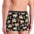 thumbnail image 3 of Goofa Flower Fox Printed Men's Boxer Briefs Underwear, Moisture-Wicking Underwear, Trunk,Soft and Breathable Cotton Underwear-X-Large, 3 of 9